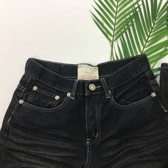 Brooklyn Express Black Straight Jeans Size 30 - Picture 3 of 5